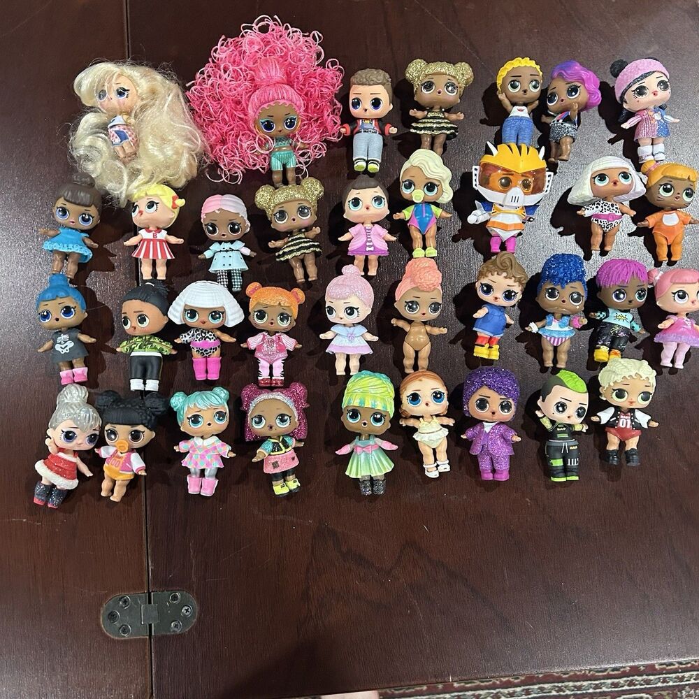 Huge LOL Surprise 35 Doll Lot With Carrying Case - Dolls, Accessories, Pets